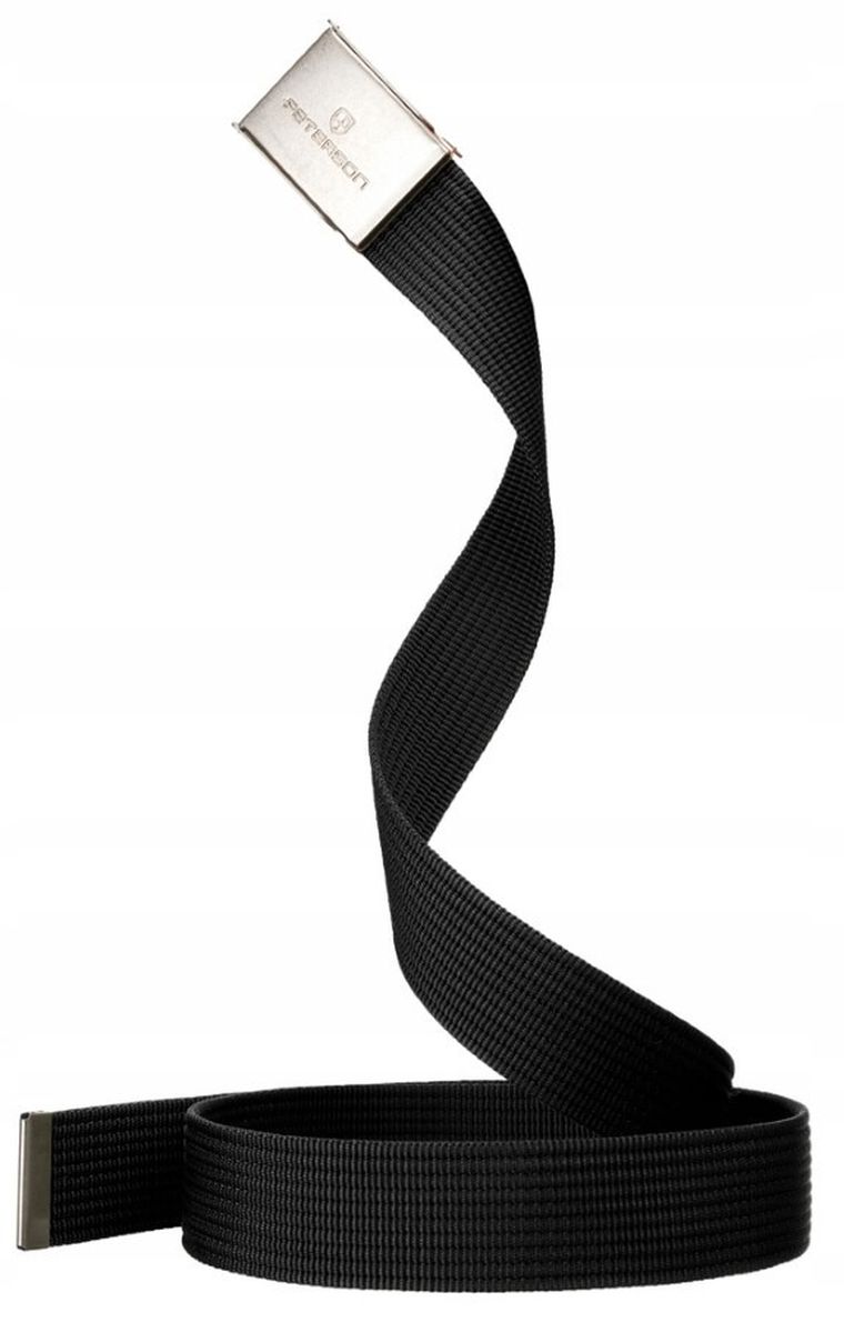 Pasek męski, czarny, Peterson