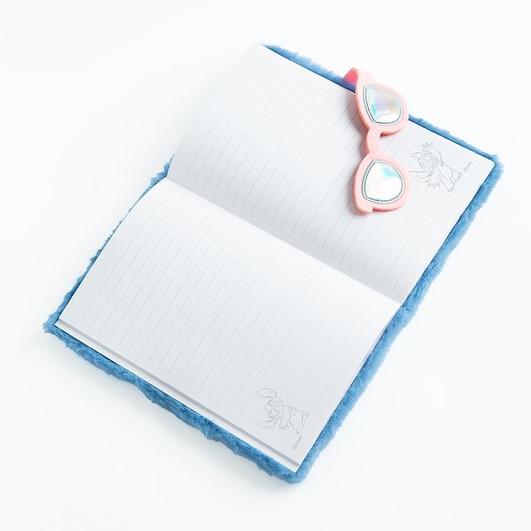 Paso, Lilo i Stitch, pamiętnik na magnes, pluszowy, 96 kartek, linia, niebieski