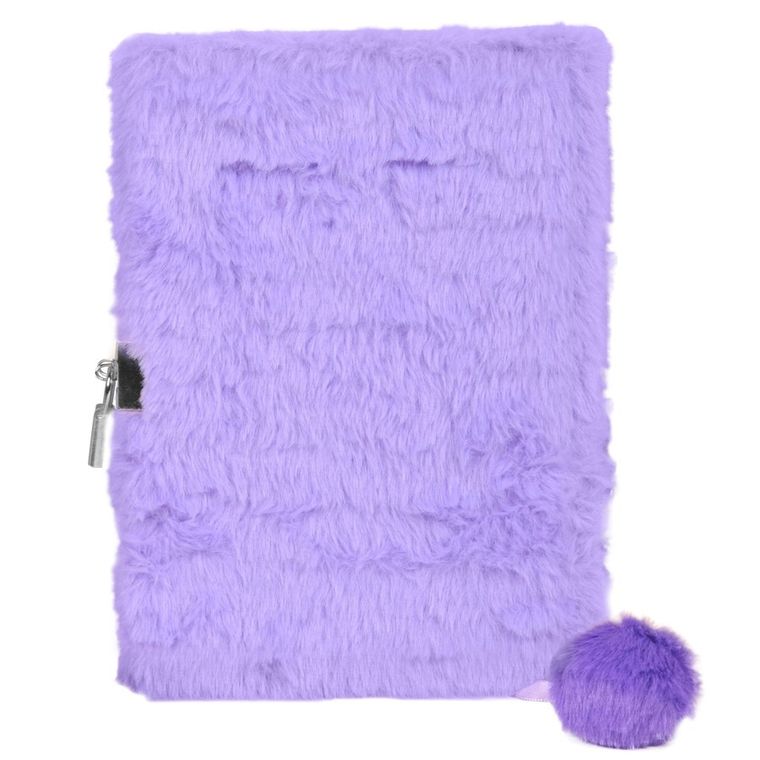 Paso, Lilo i Stitch, pamiętnik z kłódką, pluszowy, A5, 96 kartek, linia, fioletowy, Dreamer