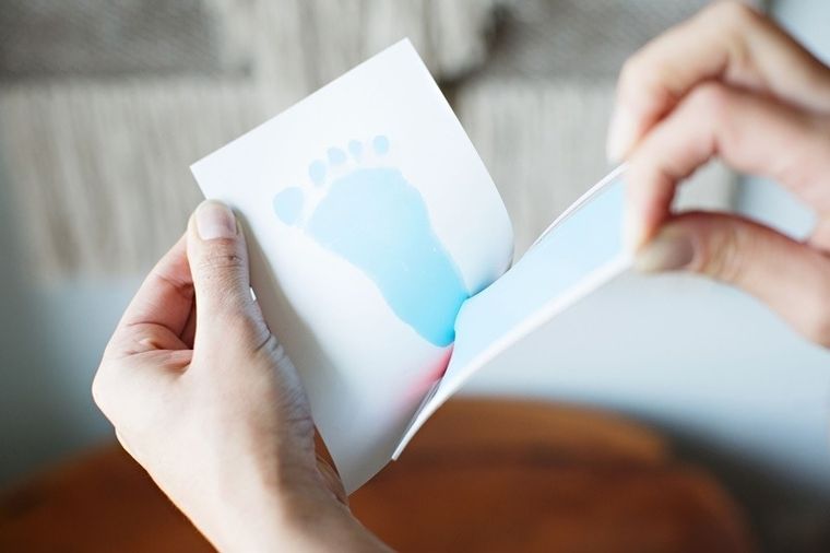 Pearhead, Clean-Touch, atramentowy odcisk bobasa, blue