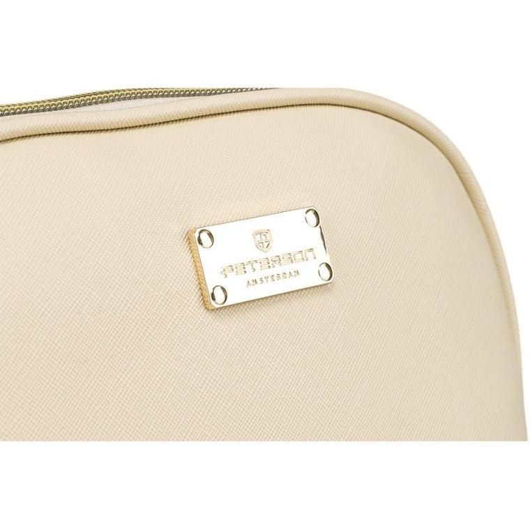 Peterson, kosmetyczka, 1-komorowa, beżowa