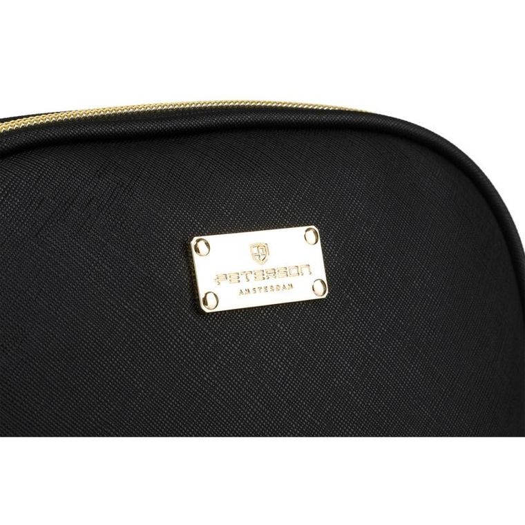 Peterson, kosmetyczka, 1-komorowa, czarna