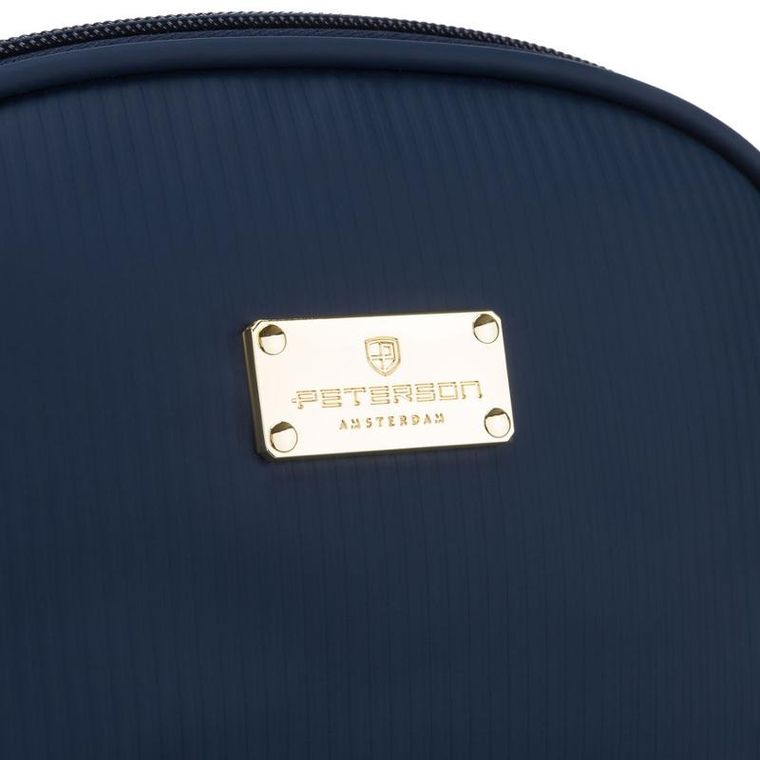 Peterson, kosmetyczka, 1-komorowa, granatowa