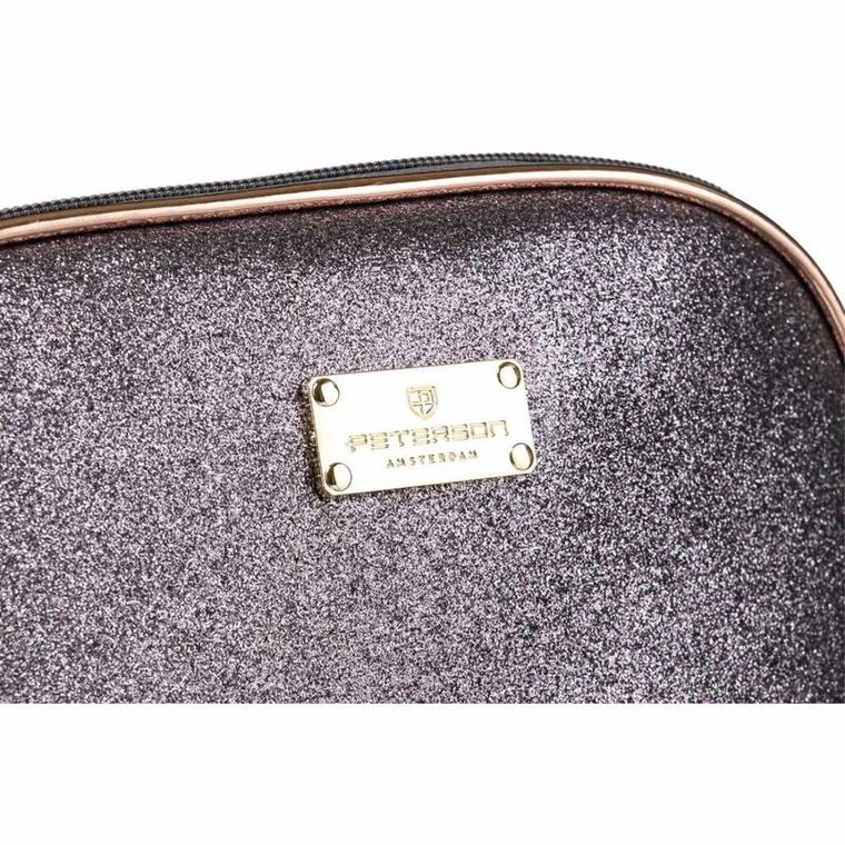 Peterson, kosmetyczka, 1-komorowa, szara