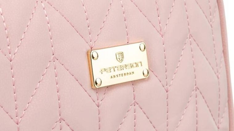 Peterson, kosmetyczka kompaktowa, różowa