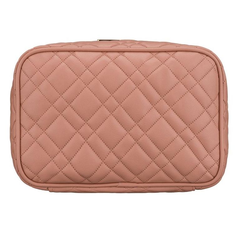 Peterson, kosmetyczka kuferek, różowa