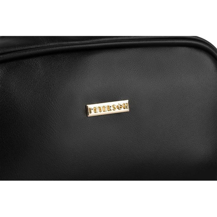 Peterson, kosmetyczka podróżna, klasyczna, kolor czarny