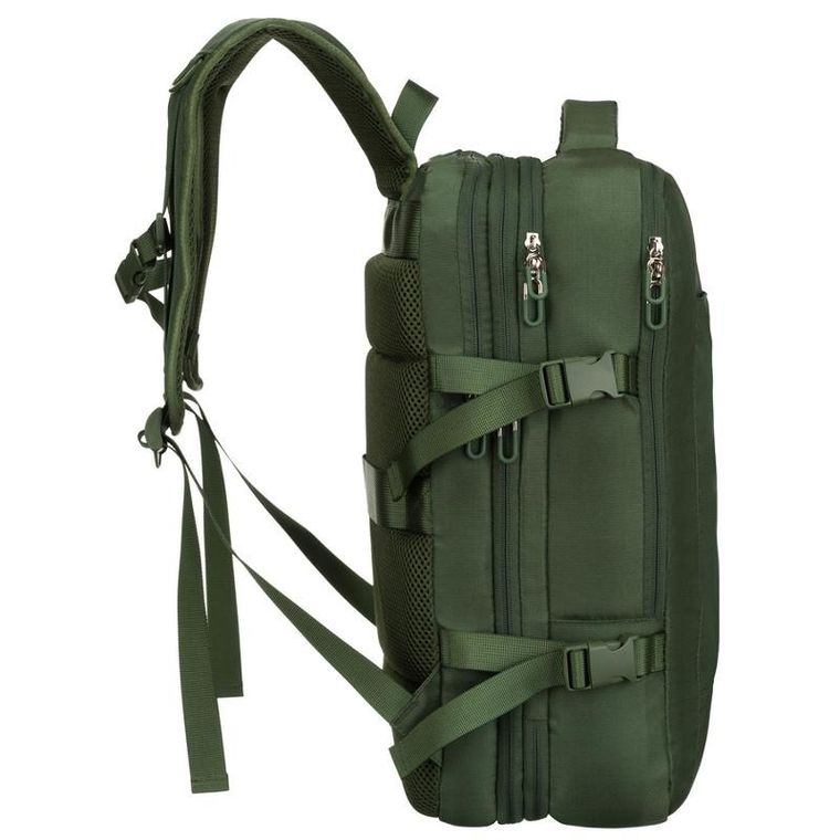 Peterson, plecak podróżny z miejscem na laptopa i portem USB, zielony