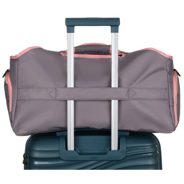 Peterson, torba podróżna, szaro-różowa