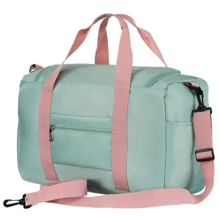 Peterson, torba podróżna, zielono-różowa