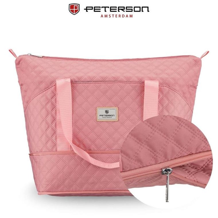 Peterson, torba treningowa, 1-komorowa, różowa