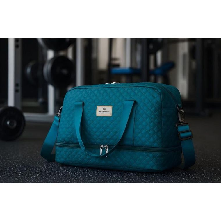 Peterson, torba treningowa, 2-komorowa, zielona