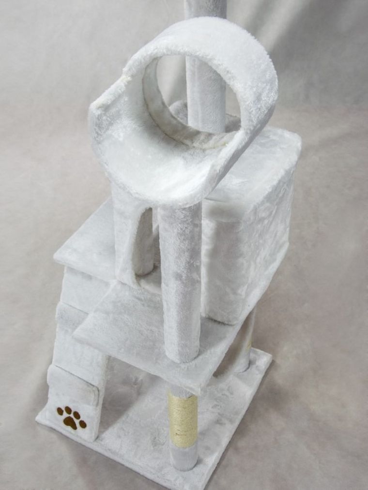 Pethaus, drapak dla kota, biały, 132 cm