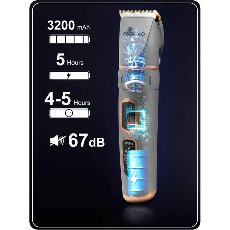 Pethaus, maszynka do strzyżenia zwierząt, szara