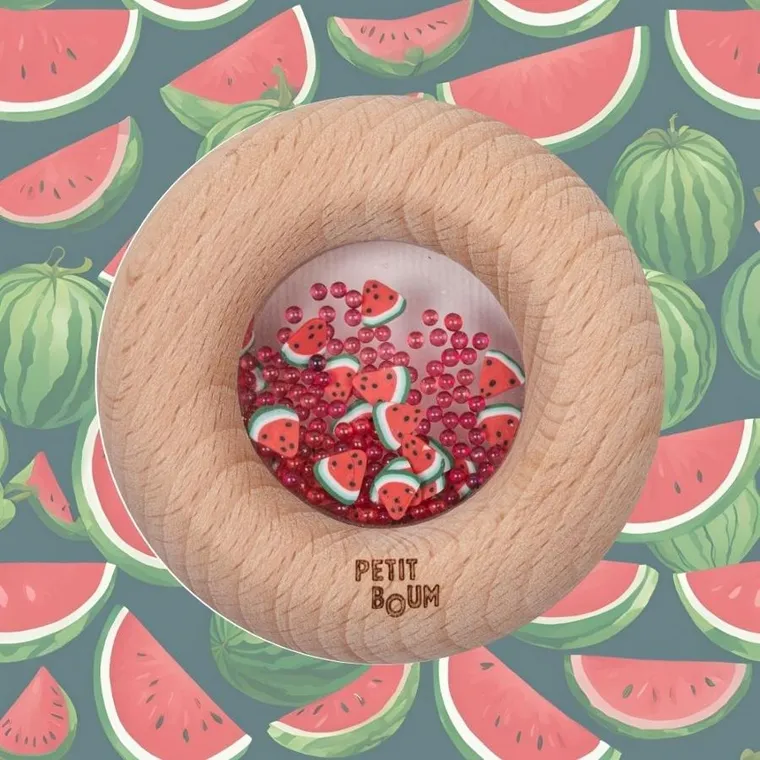 Petit Boum, grzechotka sensoryczna, arbuz