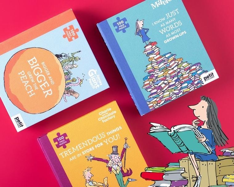 Petit Collage, Roald Dahl, Charlie i Fabryka Czekolady, puzzle, 100 elementów