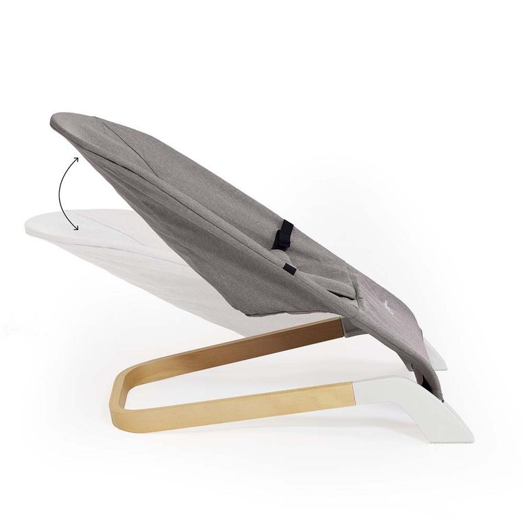 Petite&Mars, Calm, leżaczek, Grey