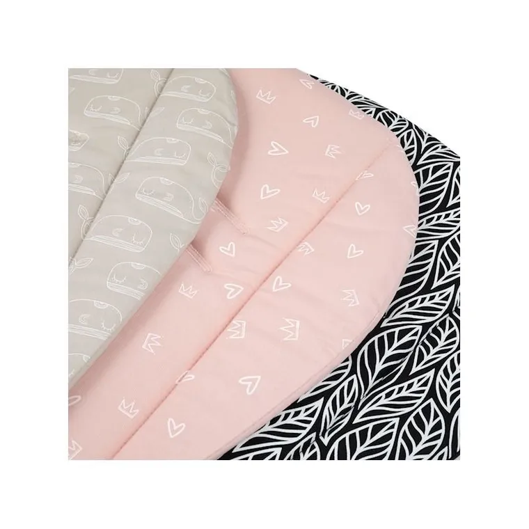Petite&Mars, Foamy, wkładka do wózka, dwustronna, pink queen
