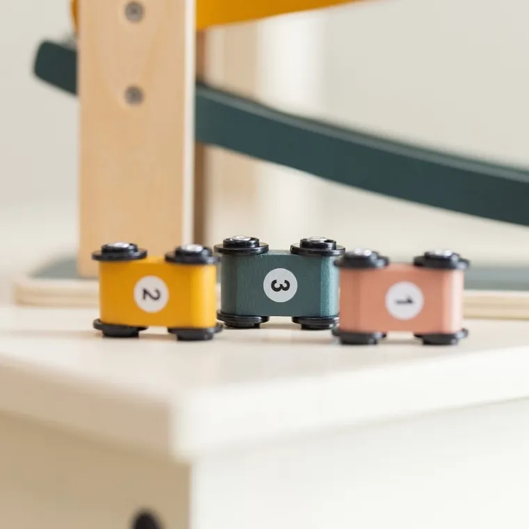 Petite&Mars, Milky Way Wood of Mars, drewniana zjeżdżalnia, Aurora Pink