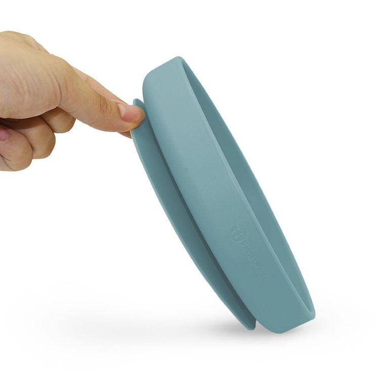 Petite&Mars, Take&Match, silikonowy talerzyk z przyssawką, Frosted Sky, 6m+