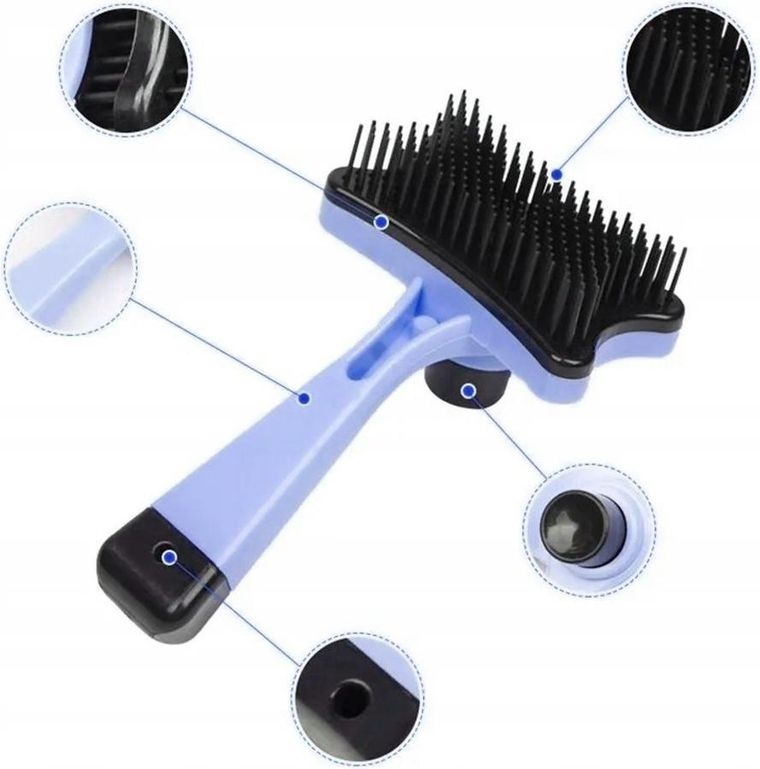 Pets Collection, szczotka do czesania zwierząt, samoczyszcząca