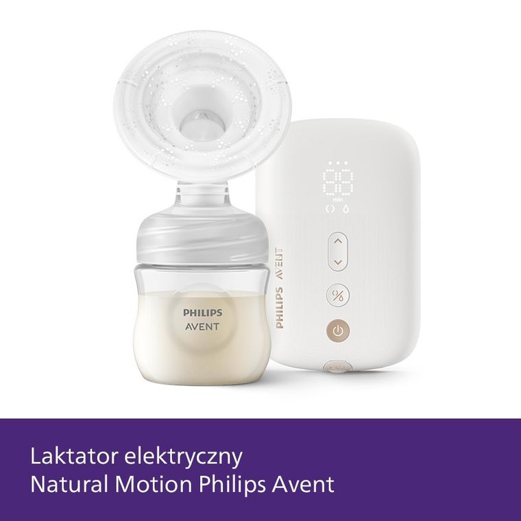 Philips Avent, elektryczny laktator Premium Naturalmotion, mikro USB SCF396/31