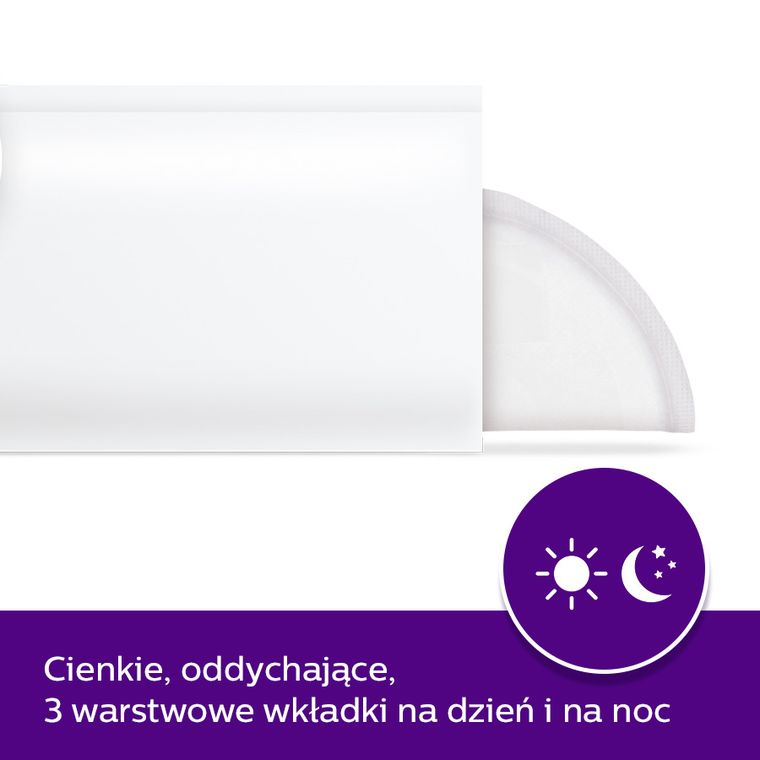 Philips Avent, jednorazowe wkładki laktacyjne, 24 szt.