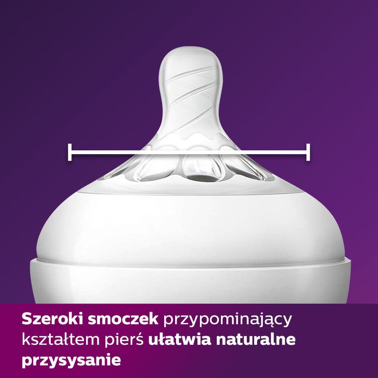 Philips Avent, Natural 2.0, butelka szklana, 240 ml