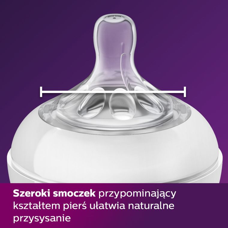 Philips Avent, Natural 2.0, smoczek do gęstego pokarmu, 6m+, 2 szt.
