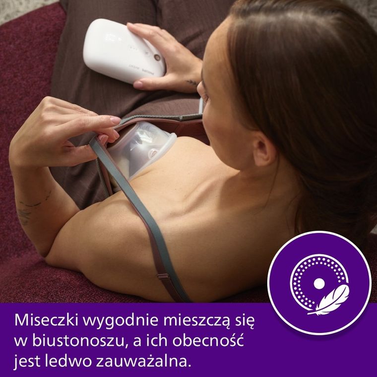 Philips Avent, SCF532/11, laktator elektryczny, podwójny, Hands-Free
