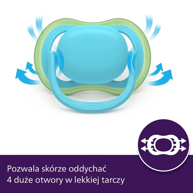 Philips Avent, smoczek ortodontyczny, 6-18 m, 2 szt.