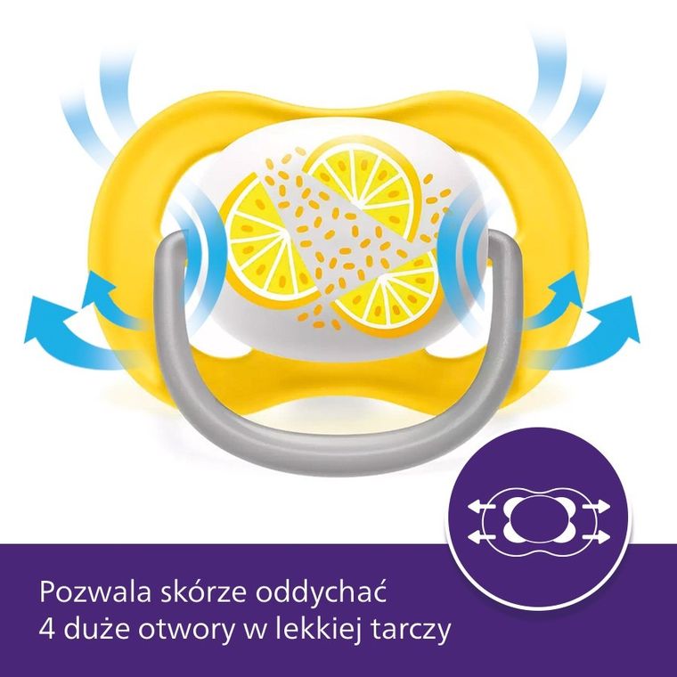 Philips Avent, Ultra Air, smoczek uspokajający, 6-18m, 2 szt.