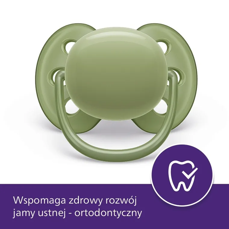 Philips Avent, Ultra Soft, smoczek uspokajający, 18m+, 2 szt.
