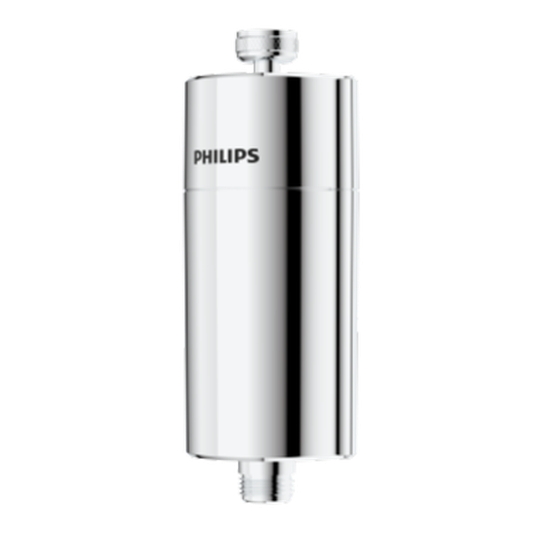 Philips, filtr prysznicowy, chromowany