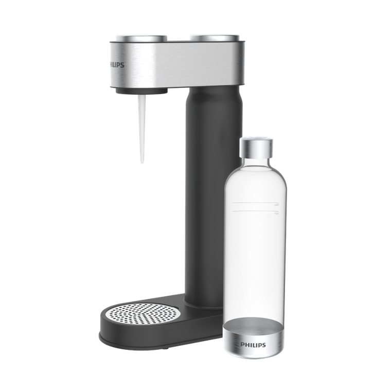 Philips, GoZero, saturator do wody, czarno-srebrny