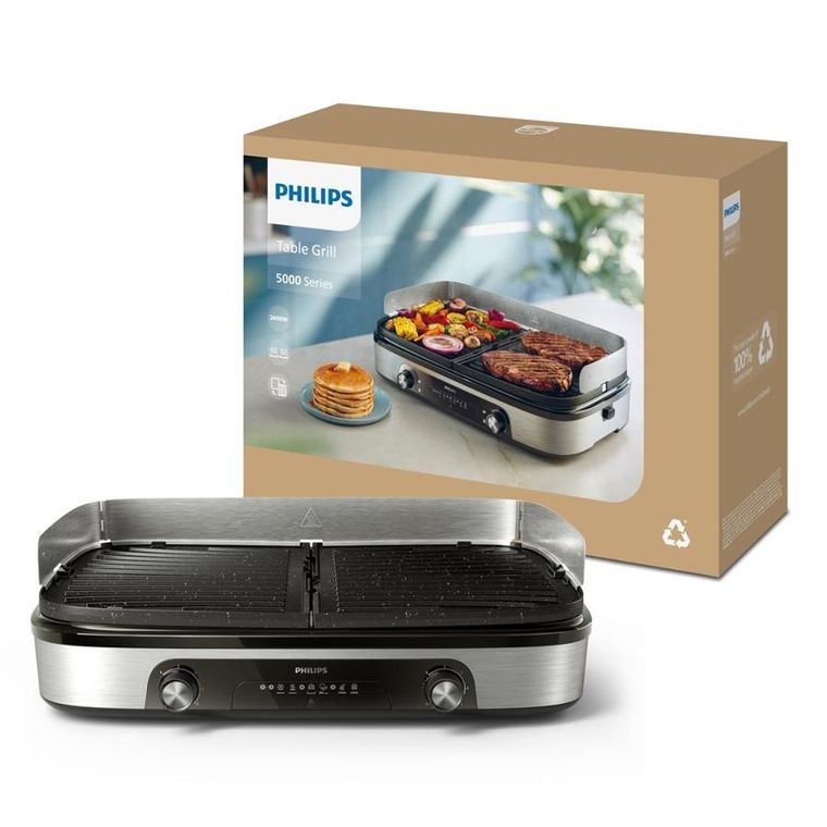 Philips, grill elektryczny, HD6222/90