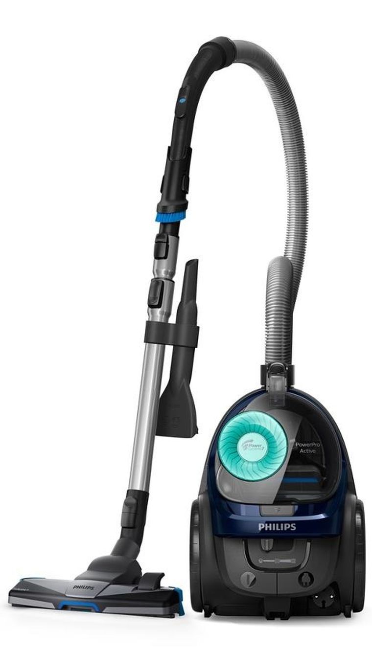 Philips, PowerPro Active, odkurzacz bezworkowy, czarny, 750 W, FC9556/09