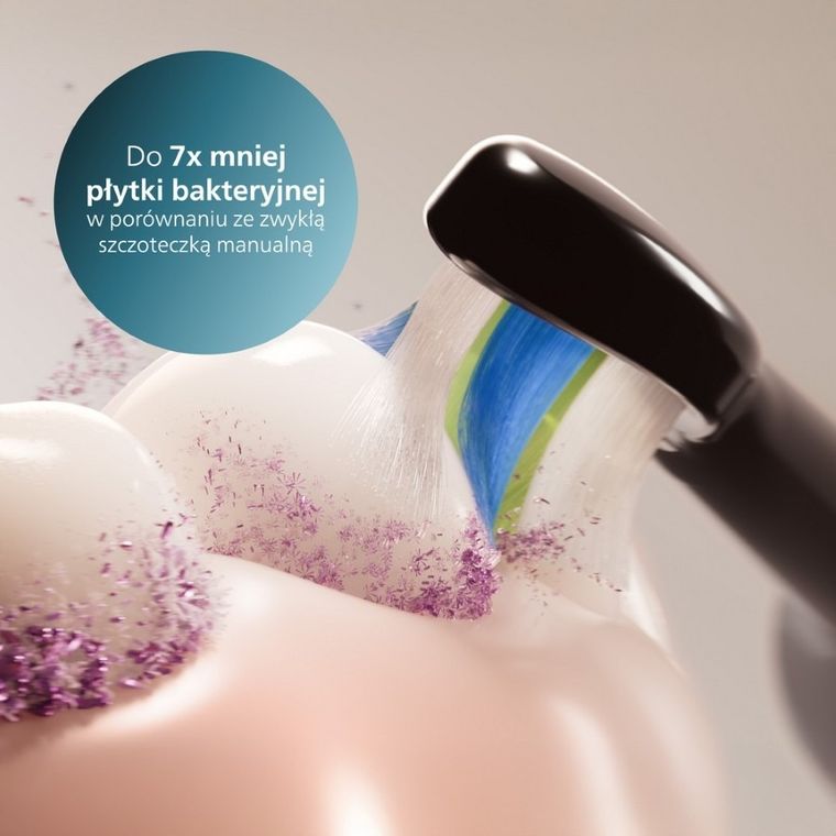 Philips, Sonicare, Optimal White Standard, końcówki do szczoteczki, czarne, 2 szt., HX6062/88