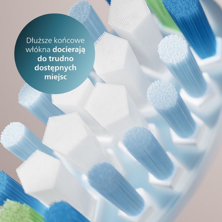 Philips, Sonicare, Premium Plaque Defence C3, końcówki do szczoteczki, białe, 4 szt., HX9044/87