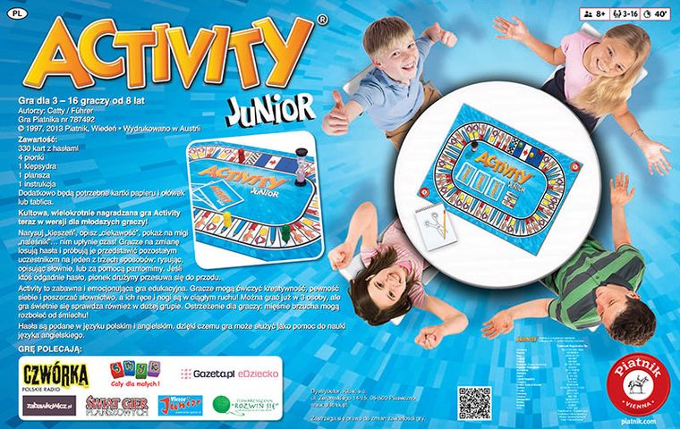 Piatnik, Activity Junior, gra familijna
