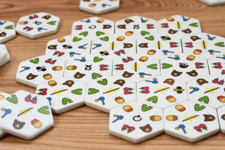 Piatnik, Honeycombs, Plastry Miodu, familijna gra logiczna