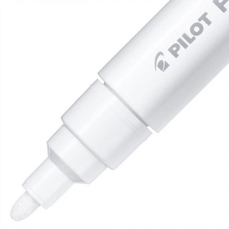 Pilot, Pintor M, marker permanentny, okrągły, biały