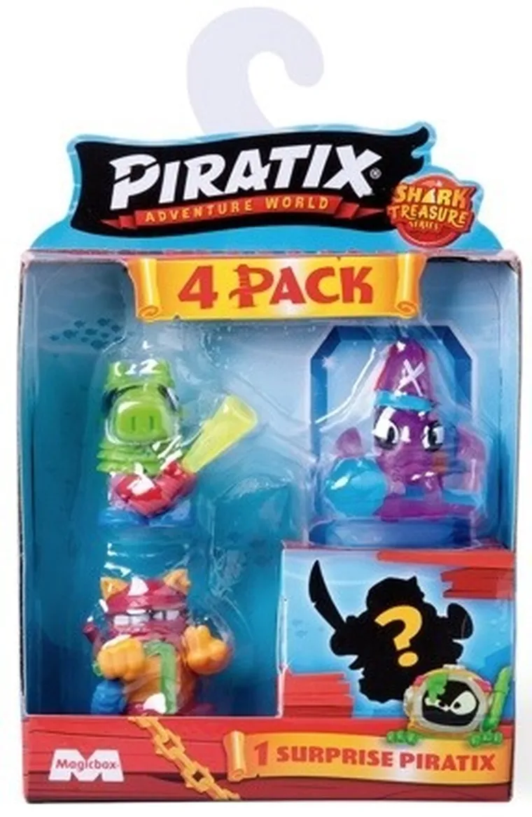 Piratix, Shark Treasure, saszetka z figurkami, 1 szt.