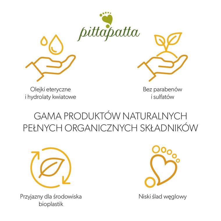 Pitta Patta, Organiczne mleczko nawilżające, 200 ml