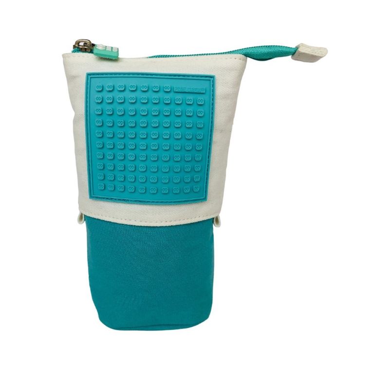 Pixie Crew, pionowy piórnik, turkusowy panel