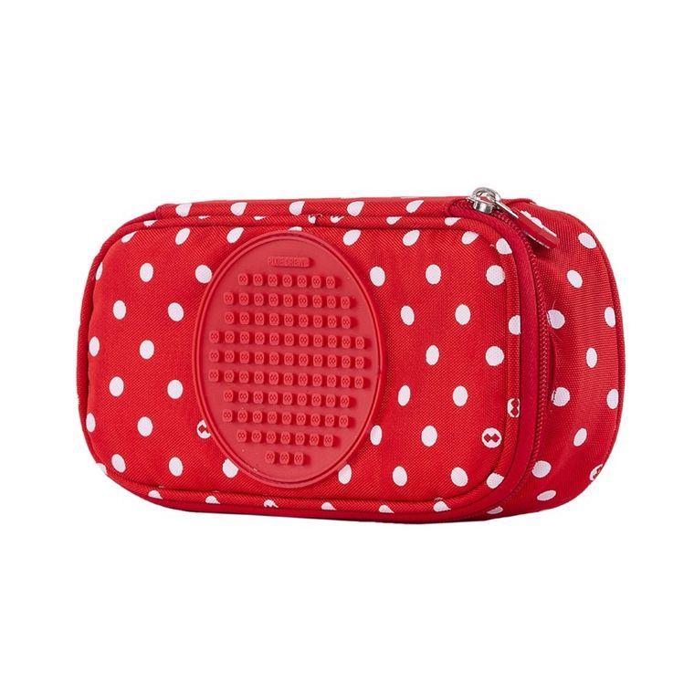 Pixie Crew, piórnik, owalny, czerwony panel