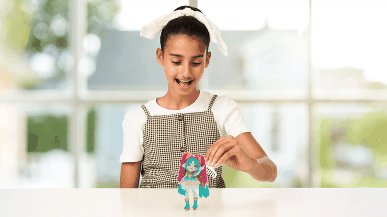 Pixlings, lalka smoczyca, turkusowa