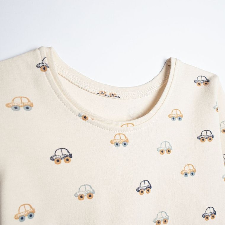 Piżama chłopięca, beżowa, Nicol