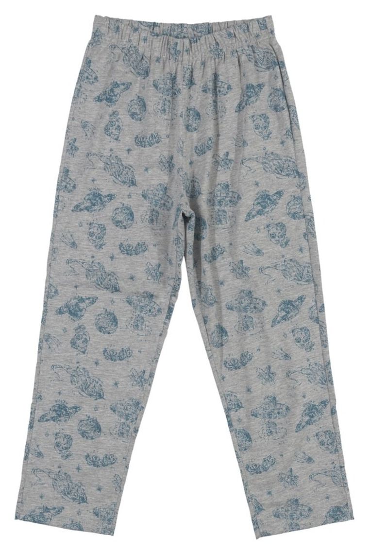 Piżama chłopięca, granatowo-szara, Quimby