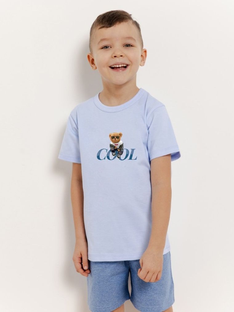 Piżama chłopięca, niebieska, Taro